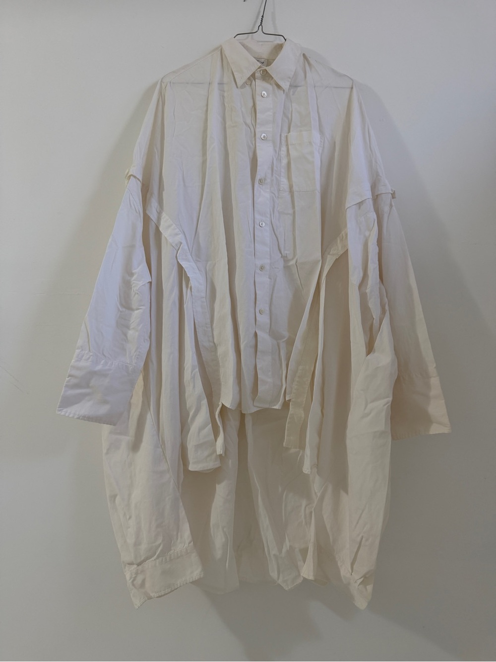 Helmut lang double button up shirt dress oversized small crazy piece! Archive - Picture 1 of 7